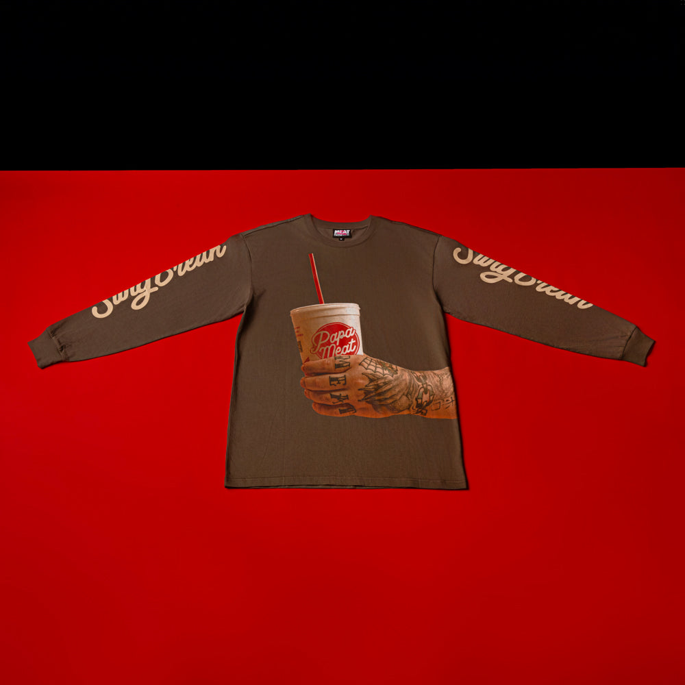 Meat Swig Long Sleeve Tee