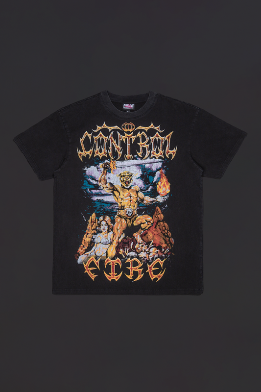 I Control Fire Washed Tee