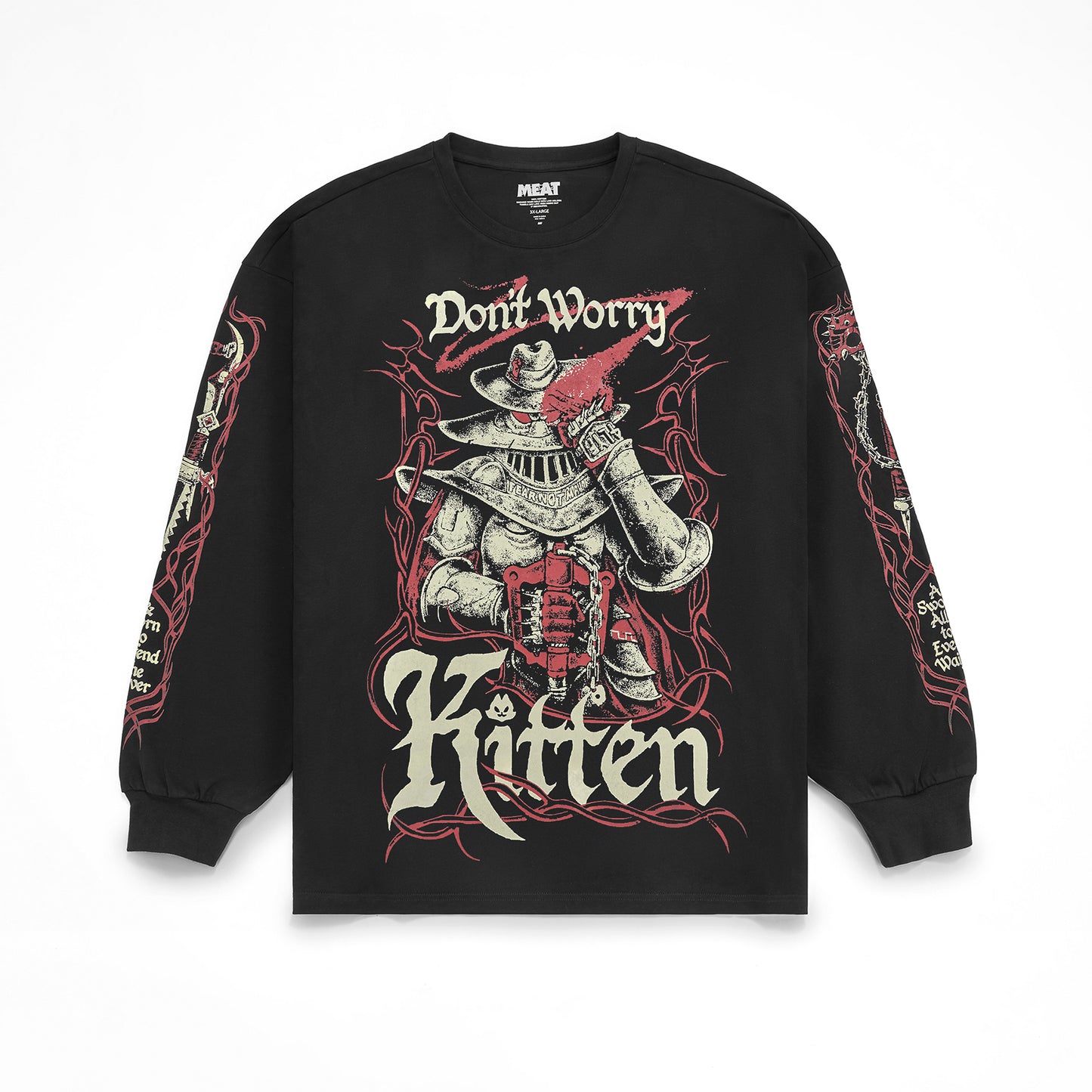 Don't Worry Kitten Long Sleeve T-Shirt