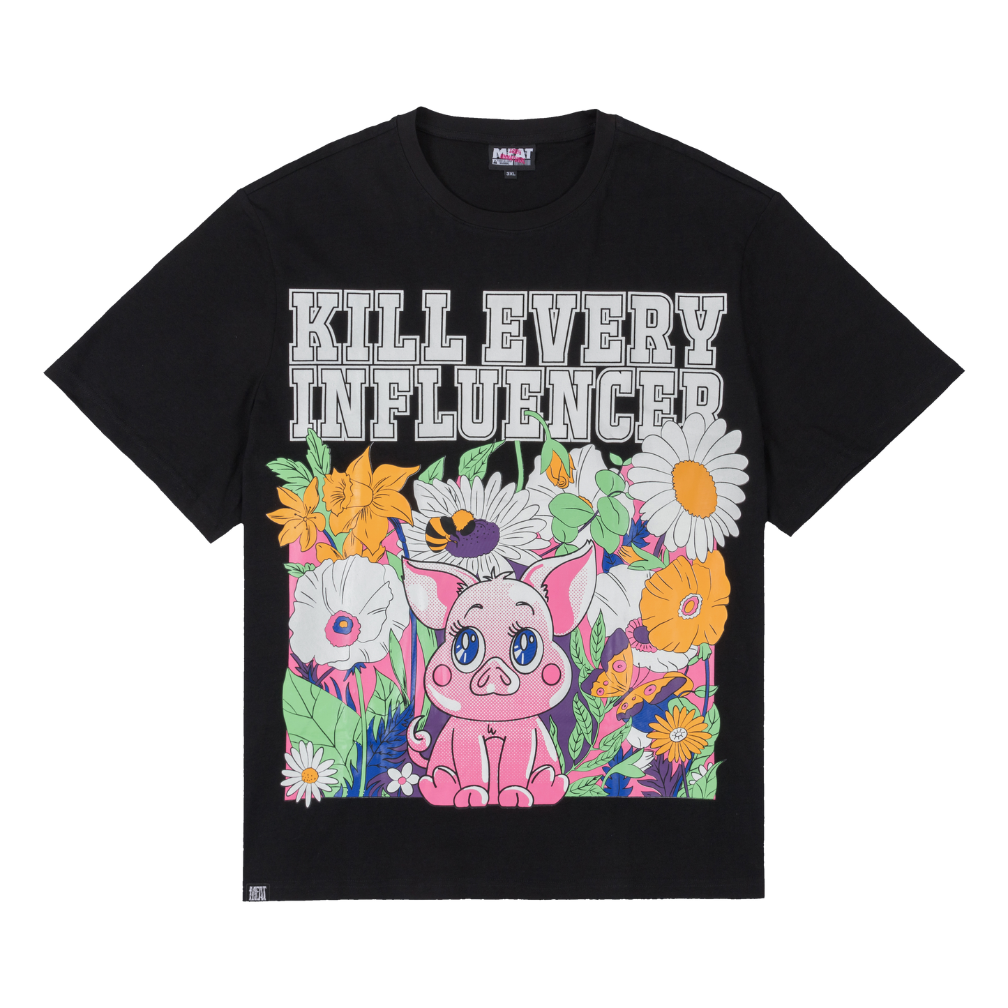 Influencers Black T-Shirt