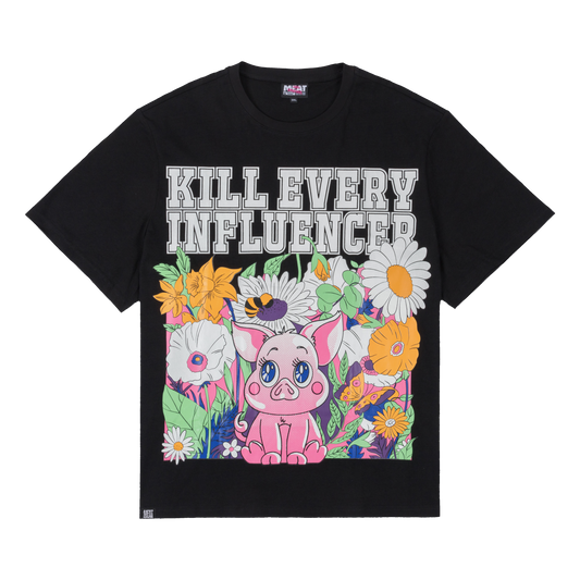 Influencers Black T-Shirt
