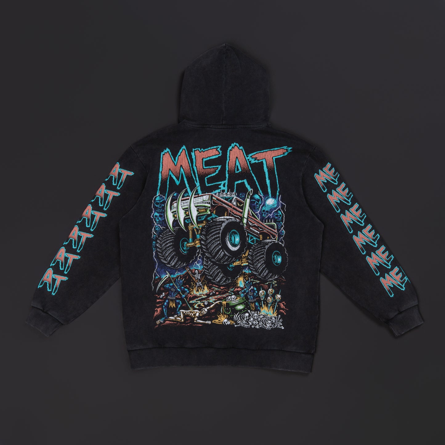 Monster Truck Washed Hoodie