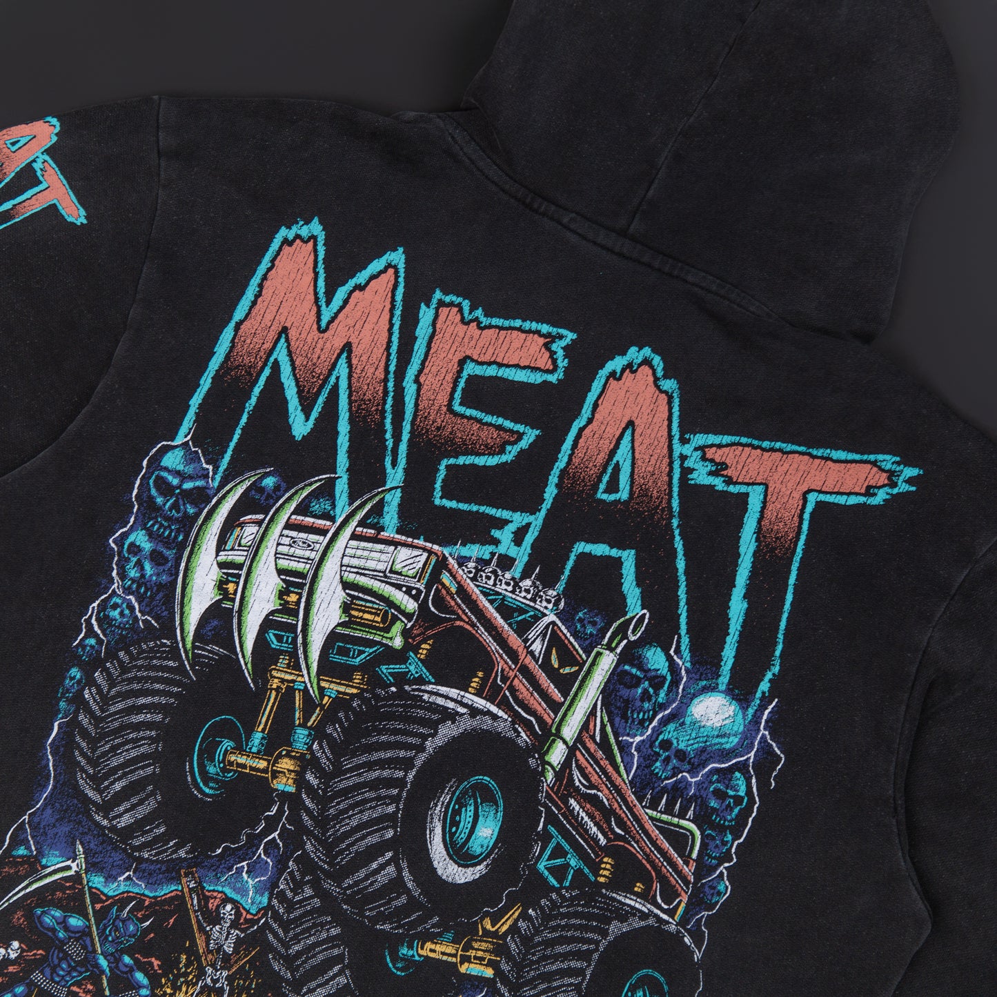 Monster Truck Washed Hoodie