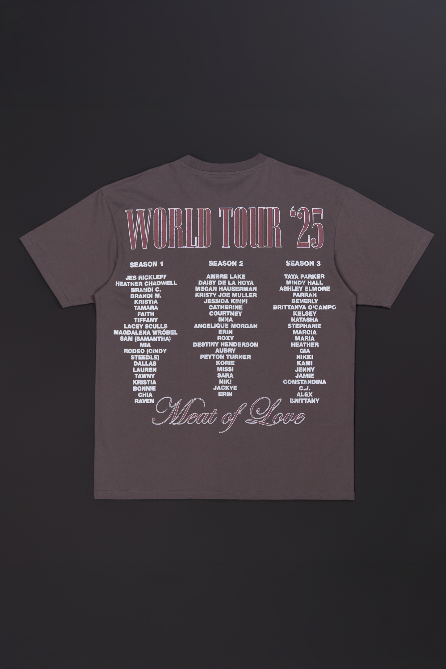 Meat of Love Vintage Tour Tee