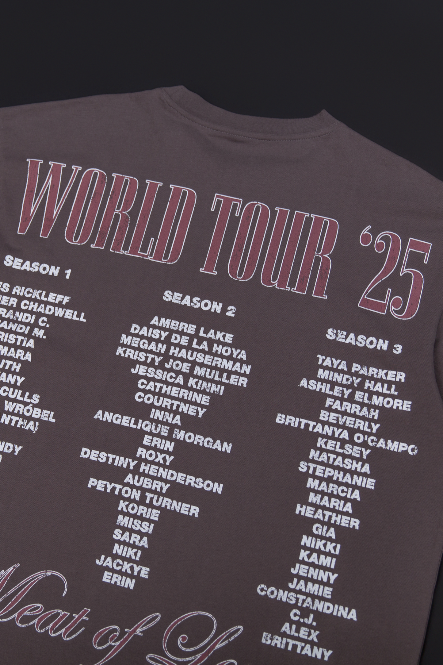 Meat of Love Vintage Tour Tee