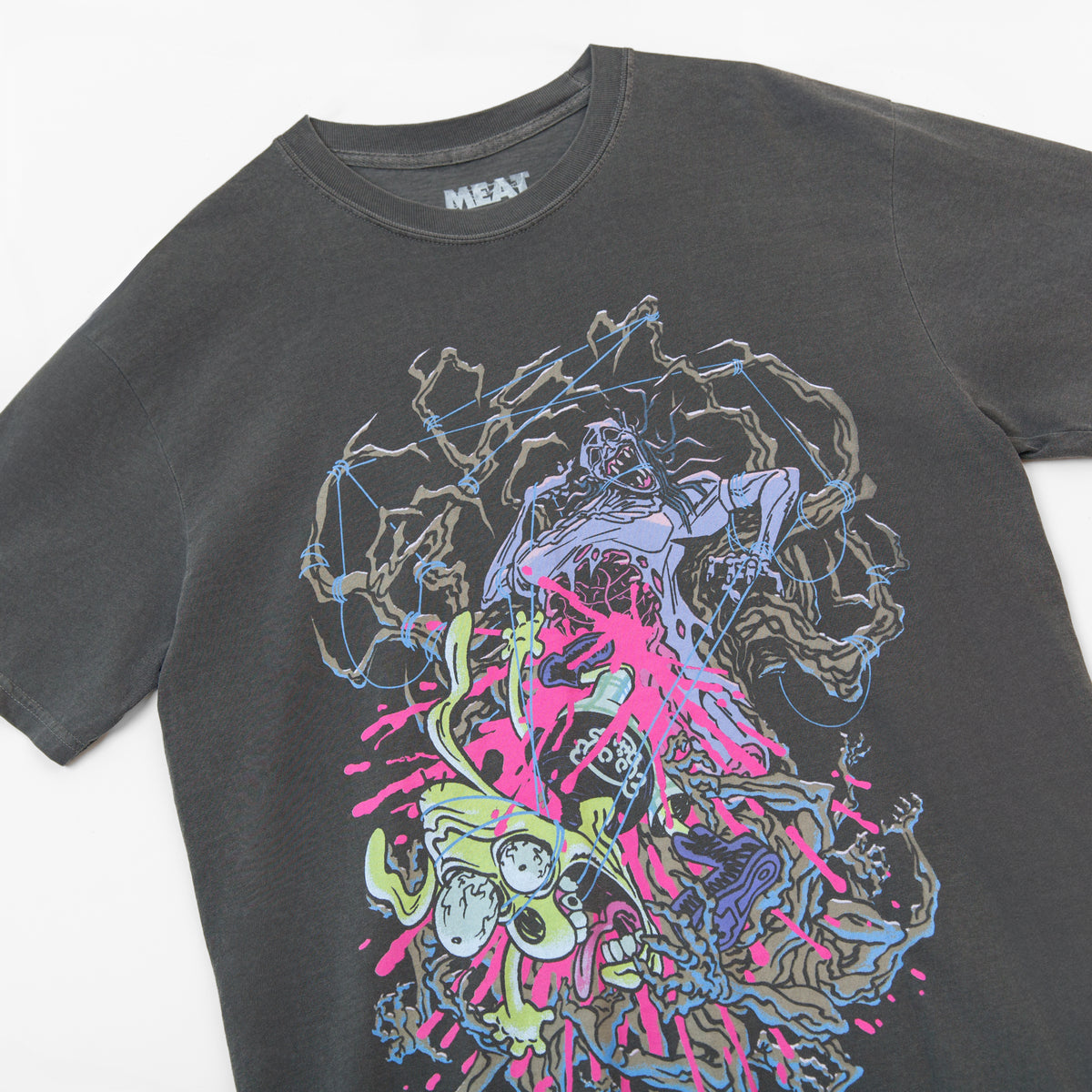 Meat Canyon Tug Tee - Graphite