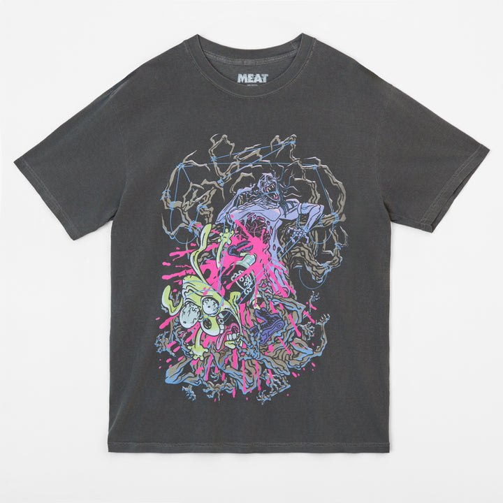 Meat Canyon Tug Tee - Graphite