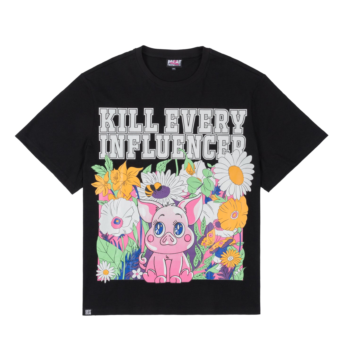 Influencers Black T-Shirt