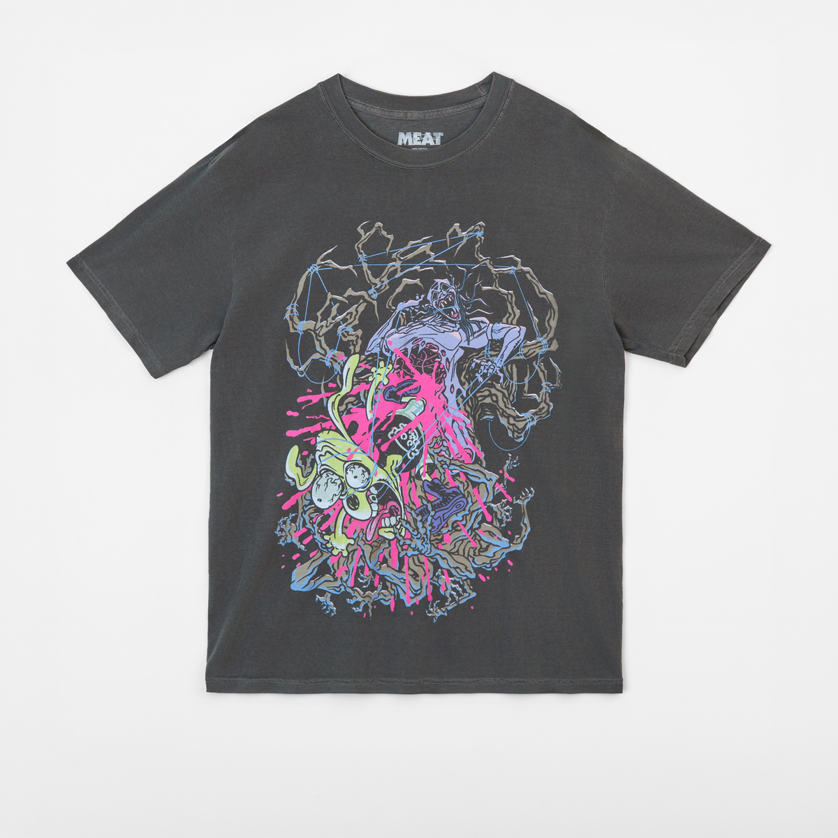 Meat Canyon Tug Tee - Graphite
